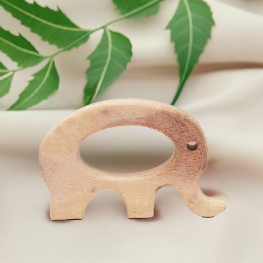 Elephant Wooden Neem Teether