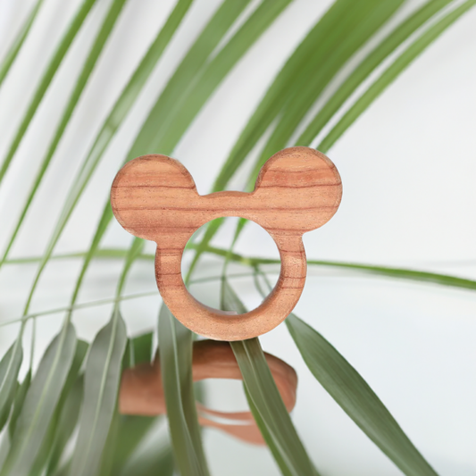 Mickey Mouse Wooden Neem Teether