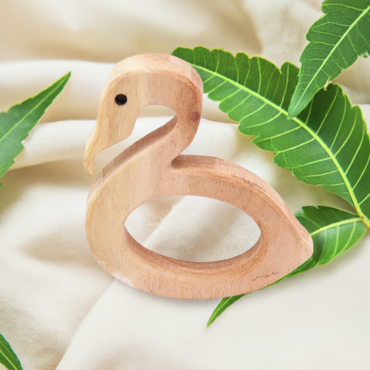 Crane Wooden Neem Teether