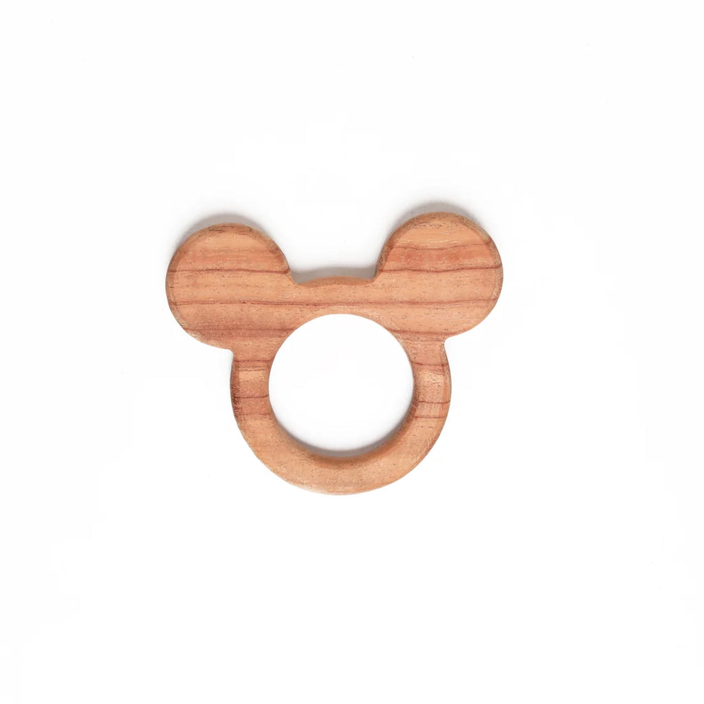 Mickey Mouse Wooden Neem Teether - Littlebutti.com 