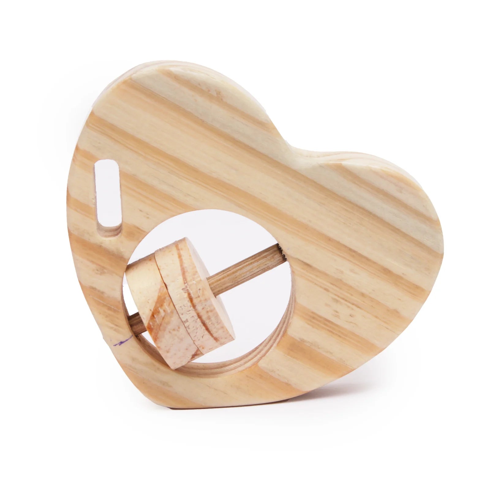 Wooden Heart Rattle - Littlebutti.com 