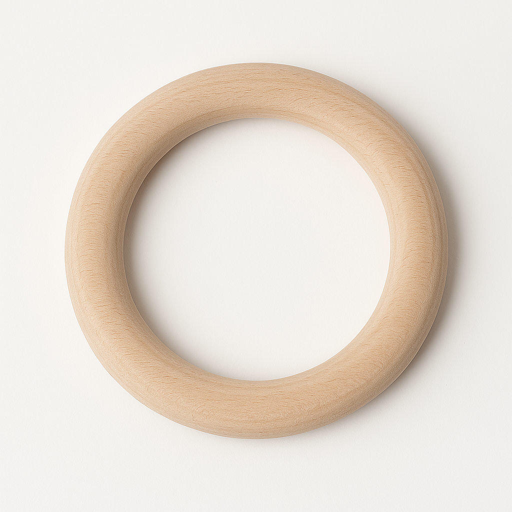 Wooden Ring Neem Teether - Littlebutti.com 