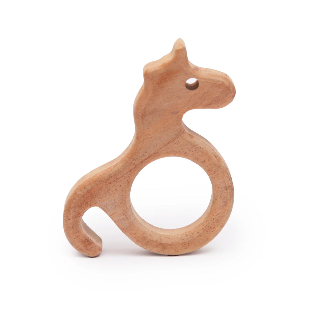 Wooden Unicorn Neem Teether - Littlebutti.com 