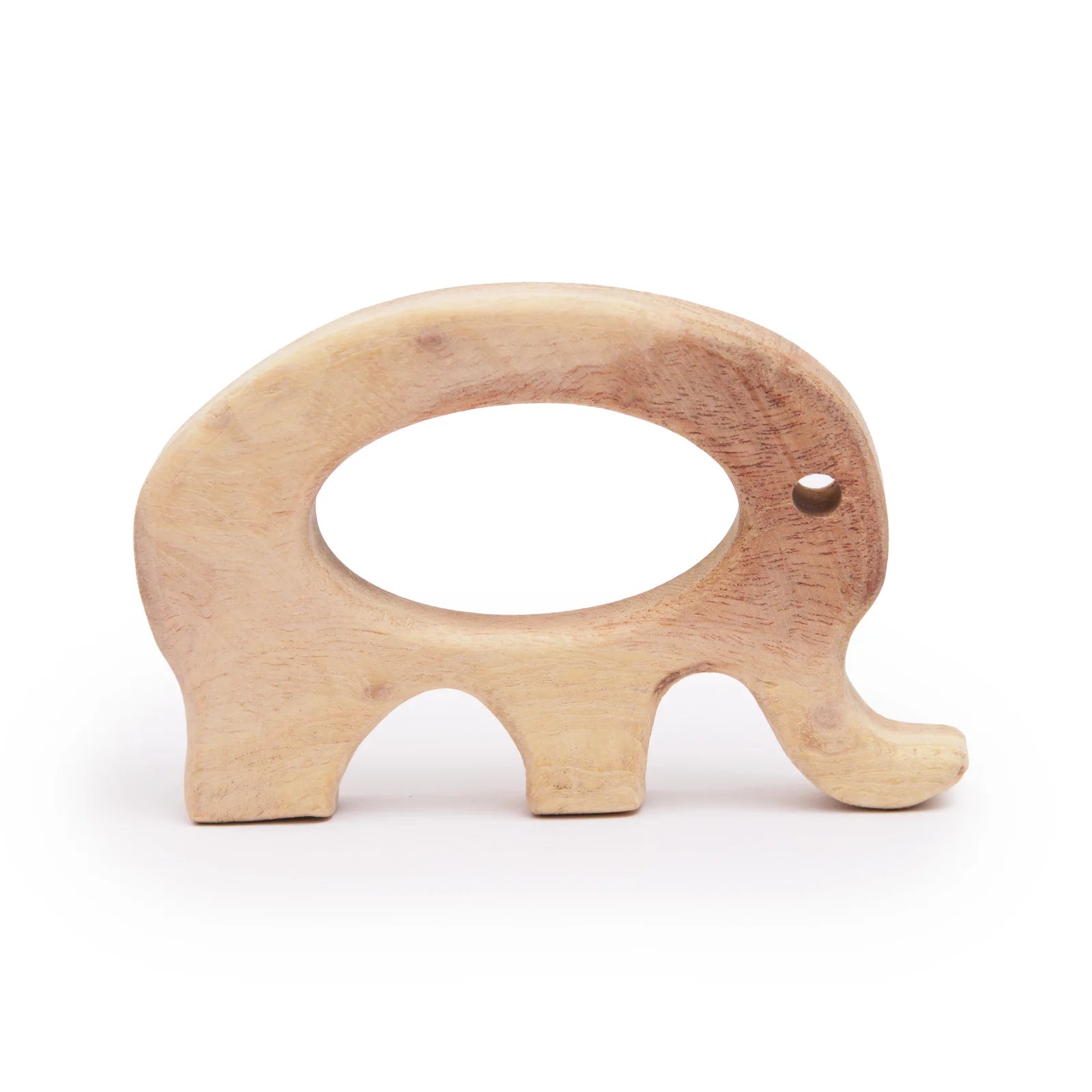 Wooden Elephant Neem Teether - Littlebutti.com 