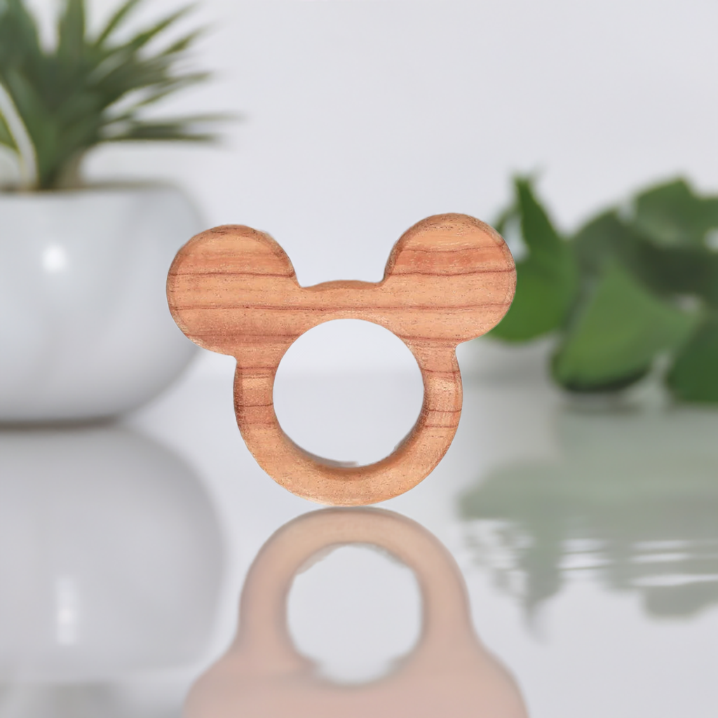 Mickey Mouse Wooden Neem Teether