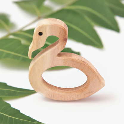 Crane Wooden Neem Teether