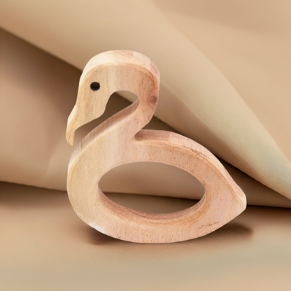 Crane Wooden Neem Teether